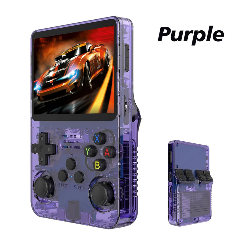 BOYHOM R36S Retro Handheld Video Game Console Linux System 3.5 Inch IPS Screen R35s Pro Portable Pocket Video Player 64GB Games