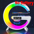 VIKEFON 30W Multifunction Wireless Charger Pad Stand Speaker TF RGB Night Light Fast Charging Station for iPhone Samsung Xiaomi