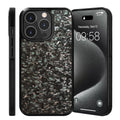 Luxury Gloss Real Carbon Fiber Armor Shockproof Cover for iPhone 15 Pro Max 14 13 12 11 Case Wireless Charge Forged fiber Cover