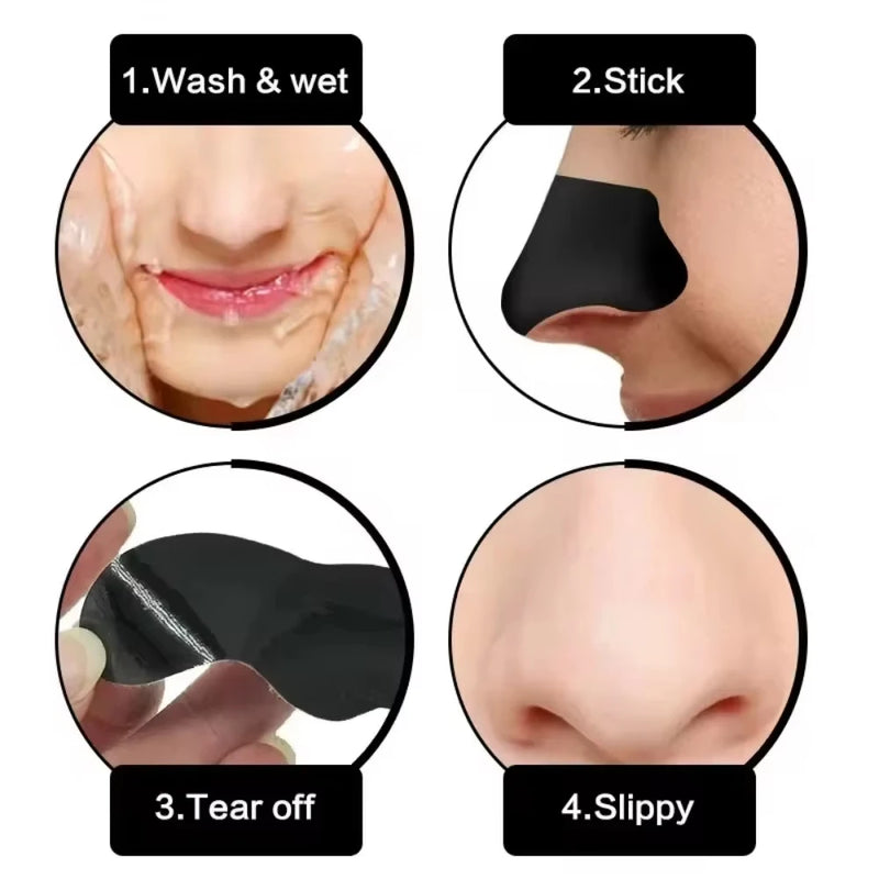 10/50/100 Pieces Facial Blackhead Removal Stickers - Effective Pore And Nose Cleansing Stickers, Gentle Deep Cleansing Care Stic